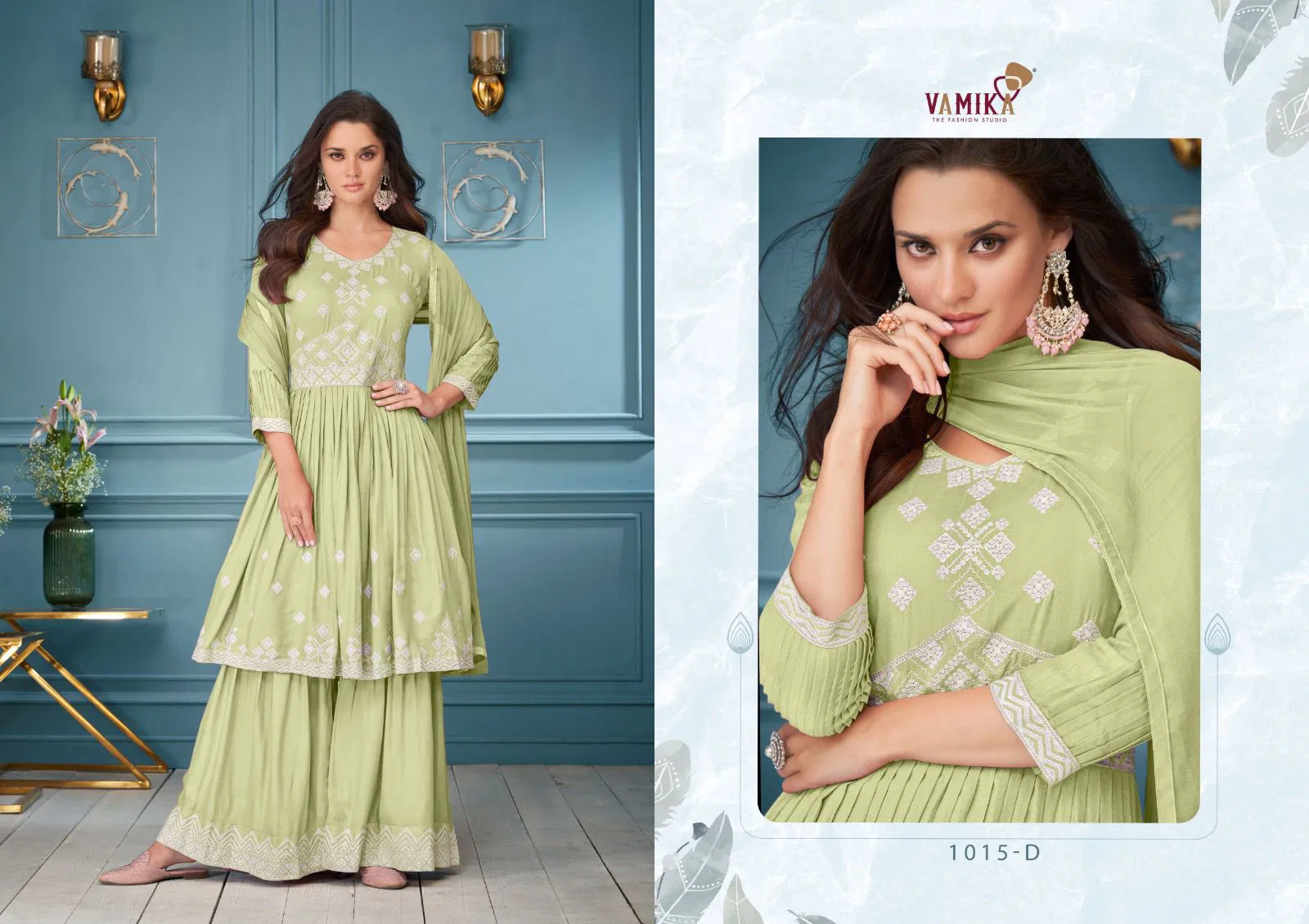 Lakhnavi Vol 3 Super Hit By Vamika Kurti With Bottom Dupatta Suppliers In India